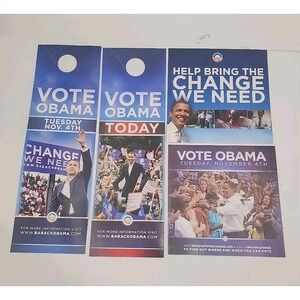 Obama /Biden Campaign‎ 2008 Door Hangers  & Pamphlets Collection New Hampshire